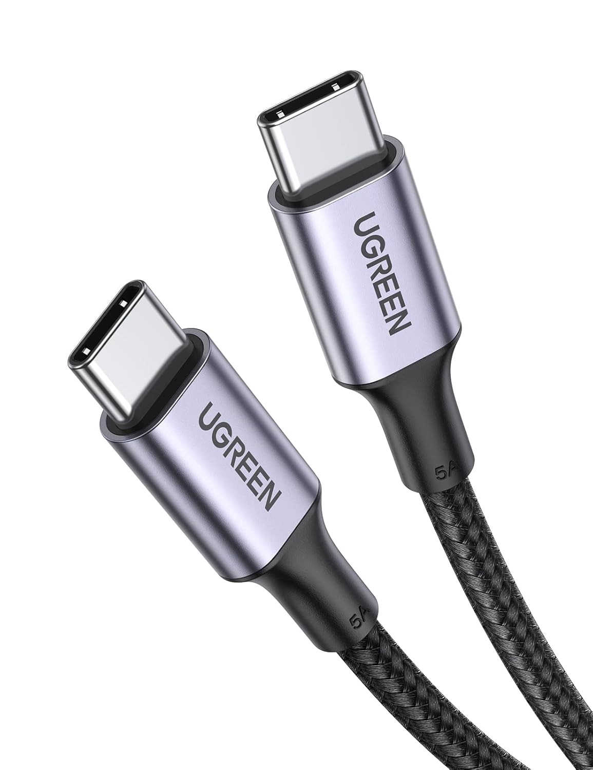 Cable USB-C con Carcasa de Aluminio y Trenzado 2m (Negro) UGREEN