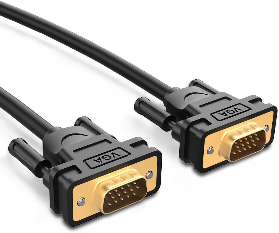 Cable VGA Macho a Macho de 1.5m (Negro) UGREEN