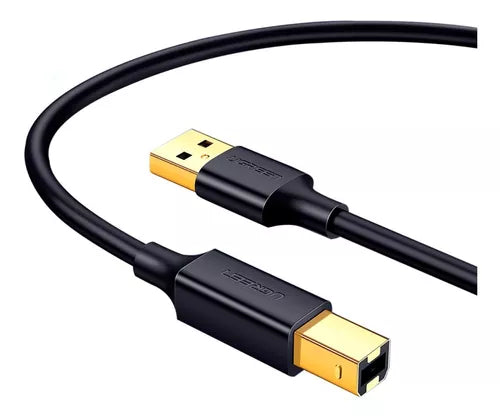 Cable USB 2.0 A macho a BM macho para impresora UGREEN