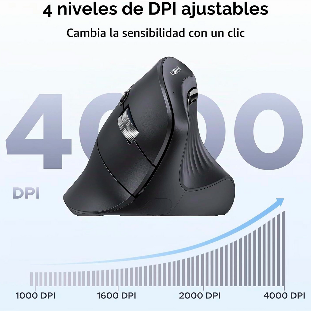 Mouse Vertical Ergonómico Inalámbrico