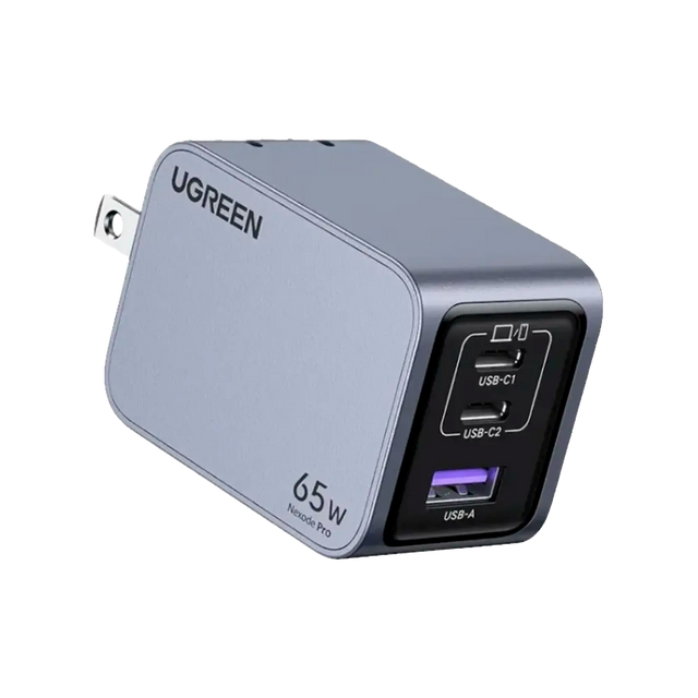 Cargador de 65W 3 Puertos Cable Incluido UGREEN
