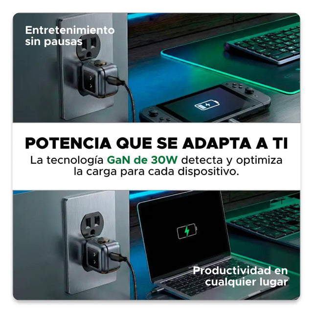 Cargador Mini GaN Robot 30W UGREEN