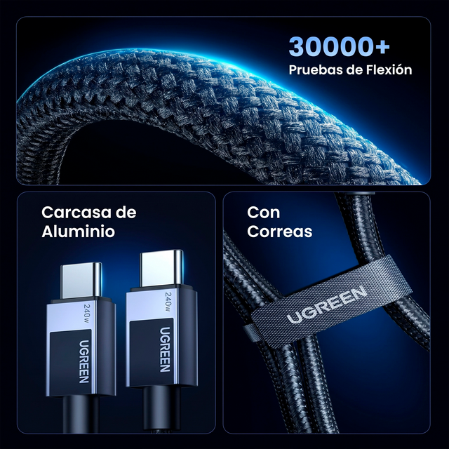 Cable USB-C Trenzado 240W