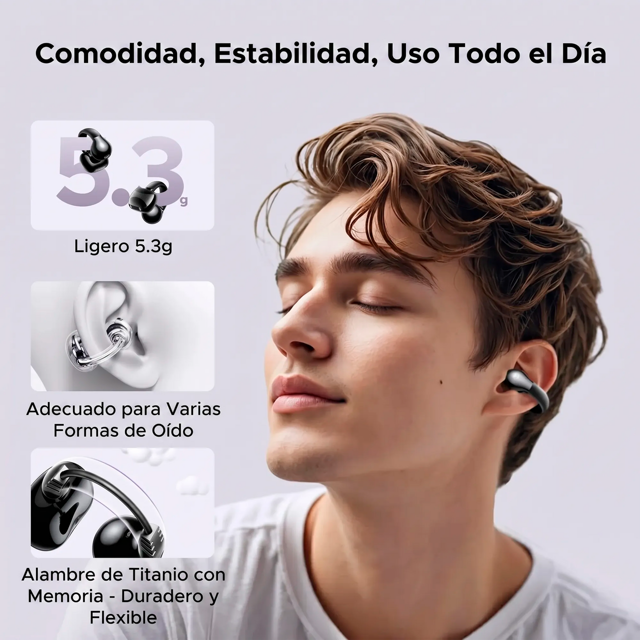 Audifonos Open Ear Hitune S3 Wireless UGREEN