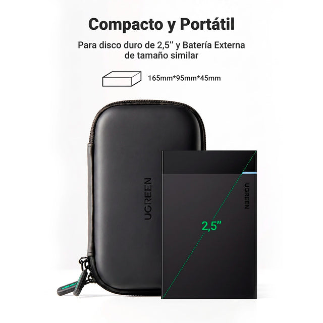 Estuche Rigido Grande Accesorios UGREEN