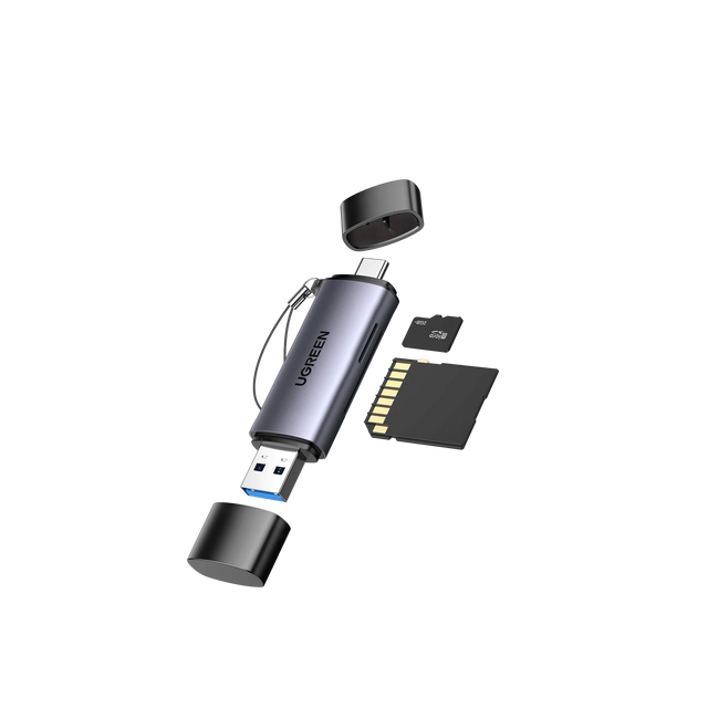 Lector de Tarjetas SD 2 en 1 USB-C y USB-A