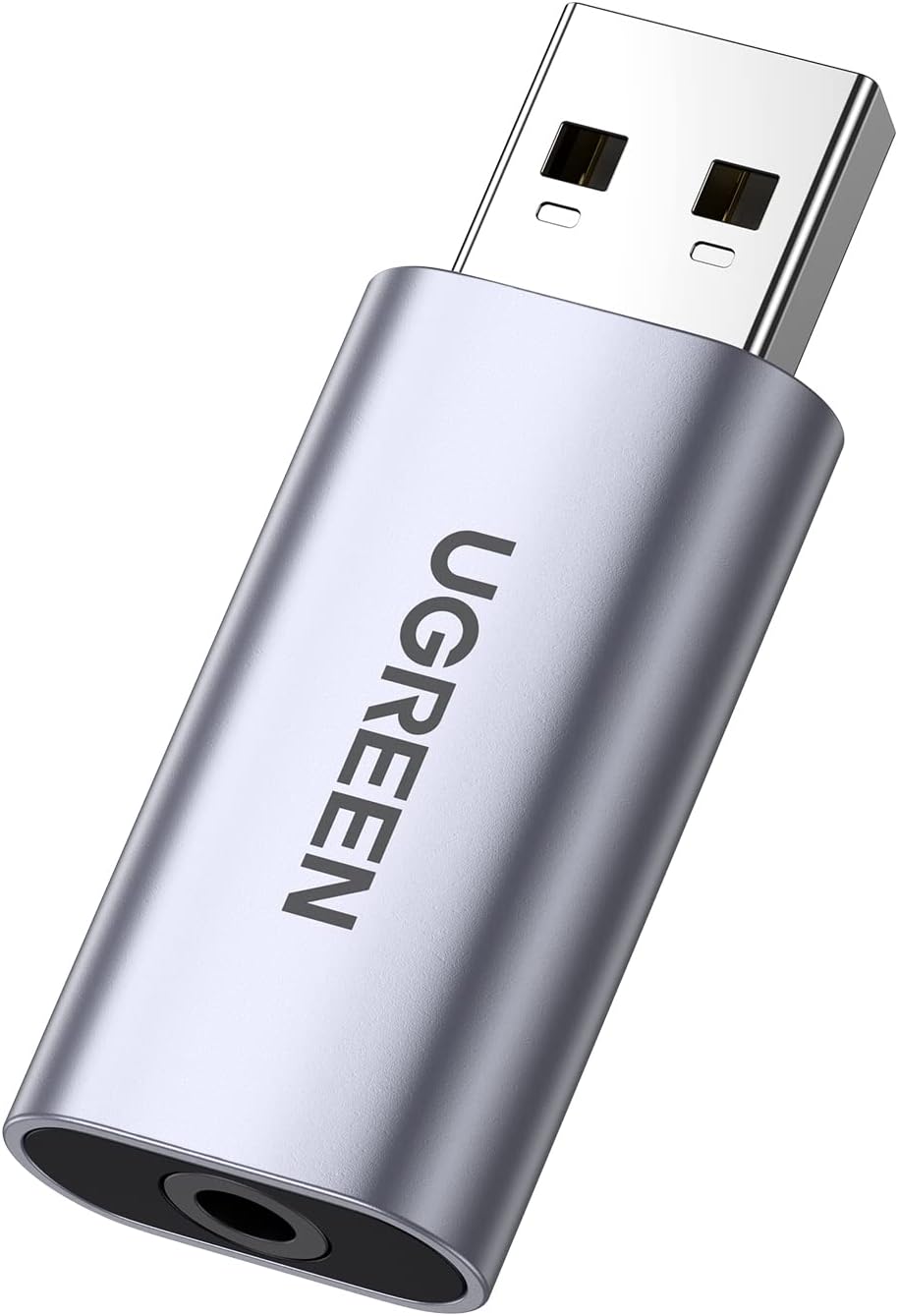 Adaptador de Sonido Externo USB a 3.5mm 🎧 UGREEN