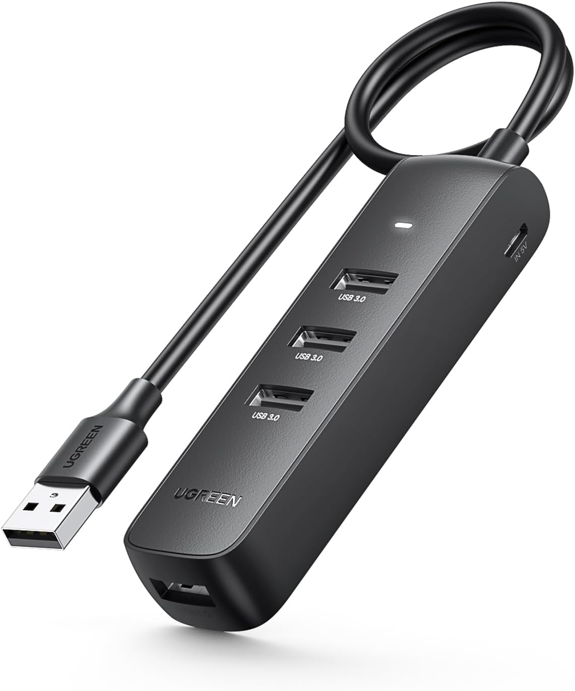 Hub USB 3.0 de 4 puertos 0.25 metros (negro) UGREEN