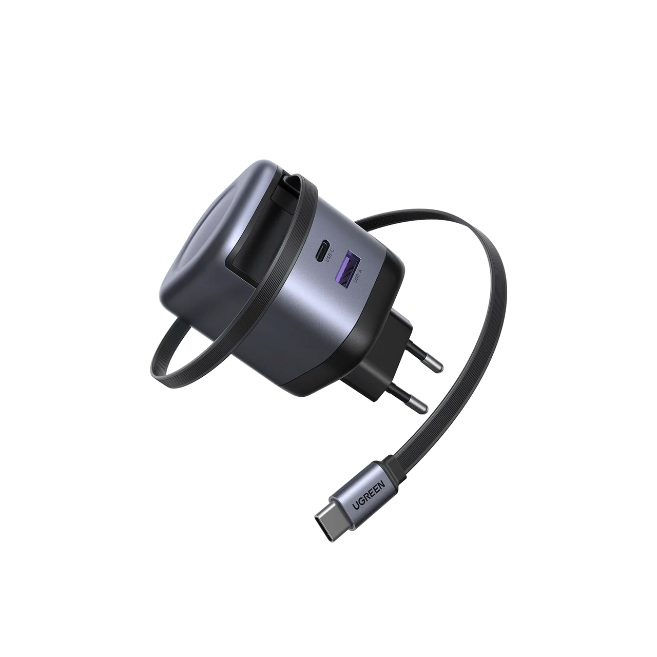 Cargador de Pared 45W Retráctil USB-C