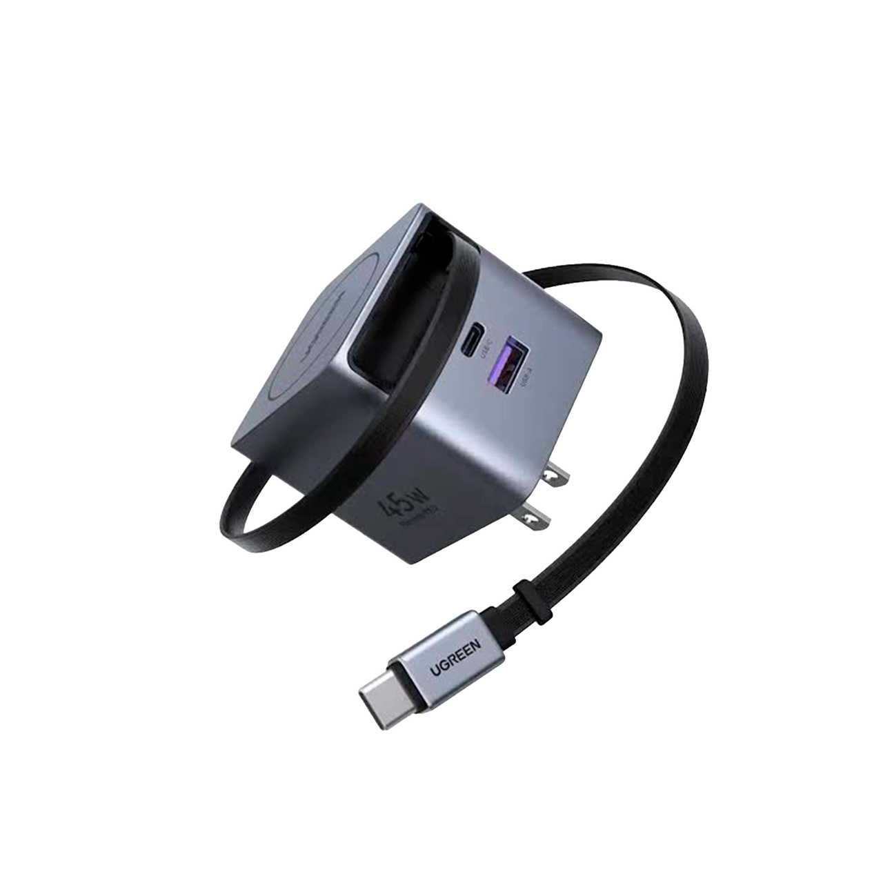 Cargador de Pared 45W Retráctil USB-C UGREEN