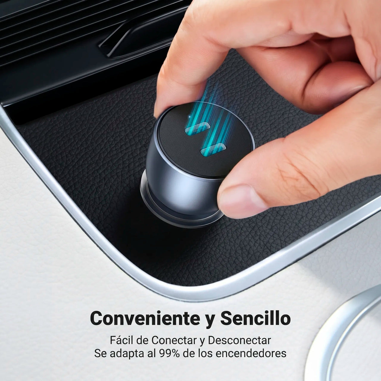 Cargador de Carro 60W 2 Puertos USB-C UGREEN