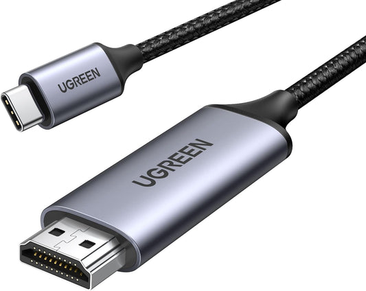 Cable USB-C a HDMI Macho a Macho con Carcasa de Aluminio 1.5m⚡ UGREEN