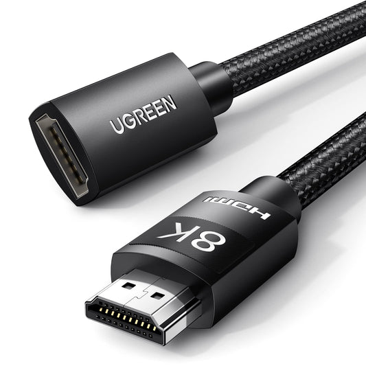 🔗 Cable Extensor UGREEN HDMI 8K Macho a Hembra (1 m) – ¡Expande sin perder calidad! ⚡ UGREEN