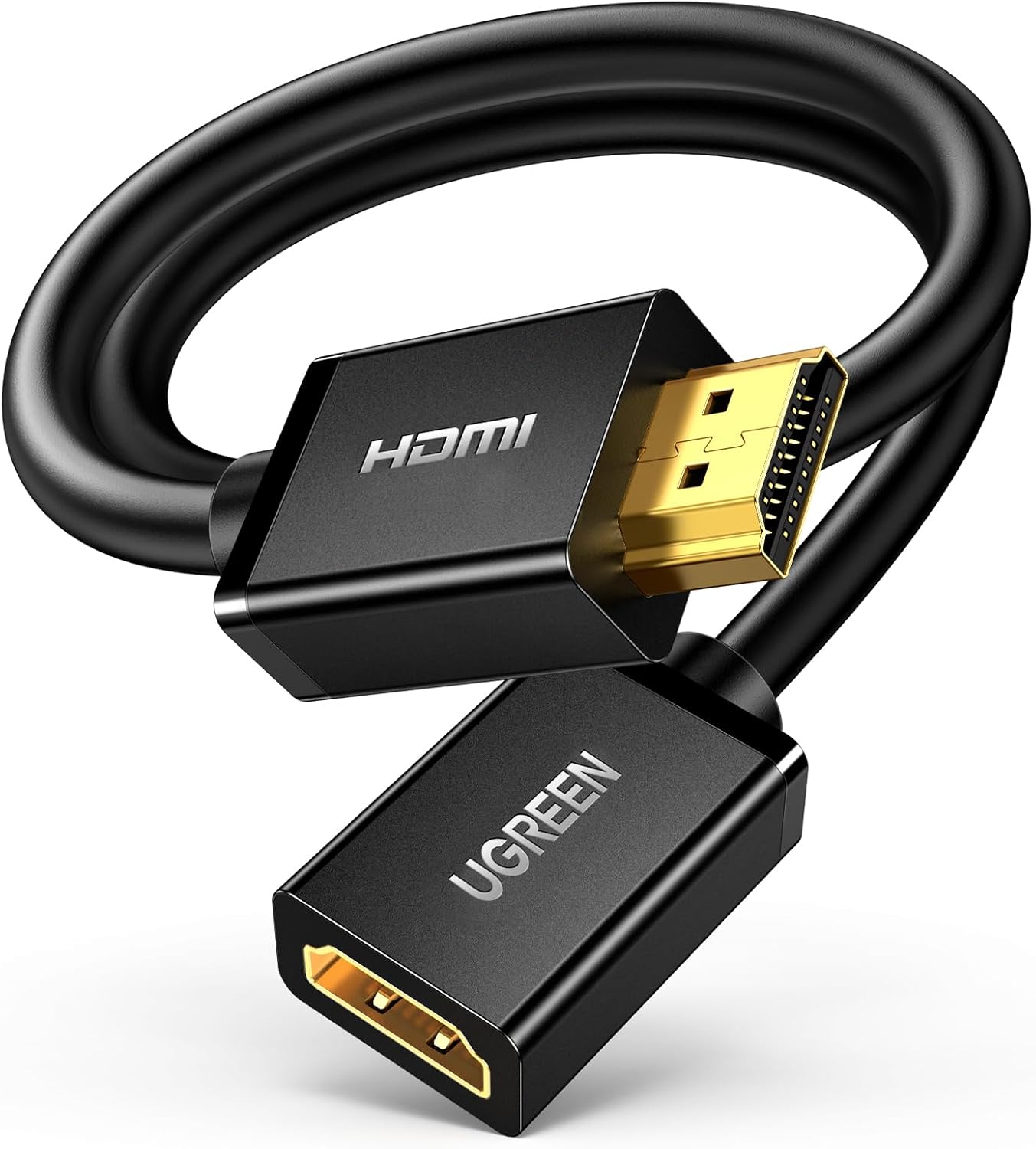 Cable HDMI macho a hembra 1 metro (negro) UGREEN