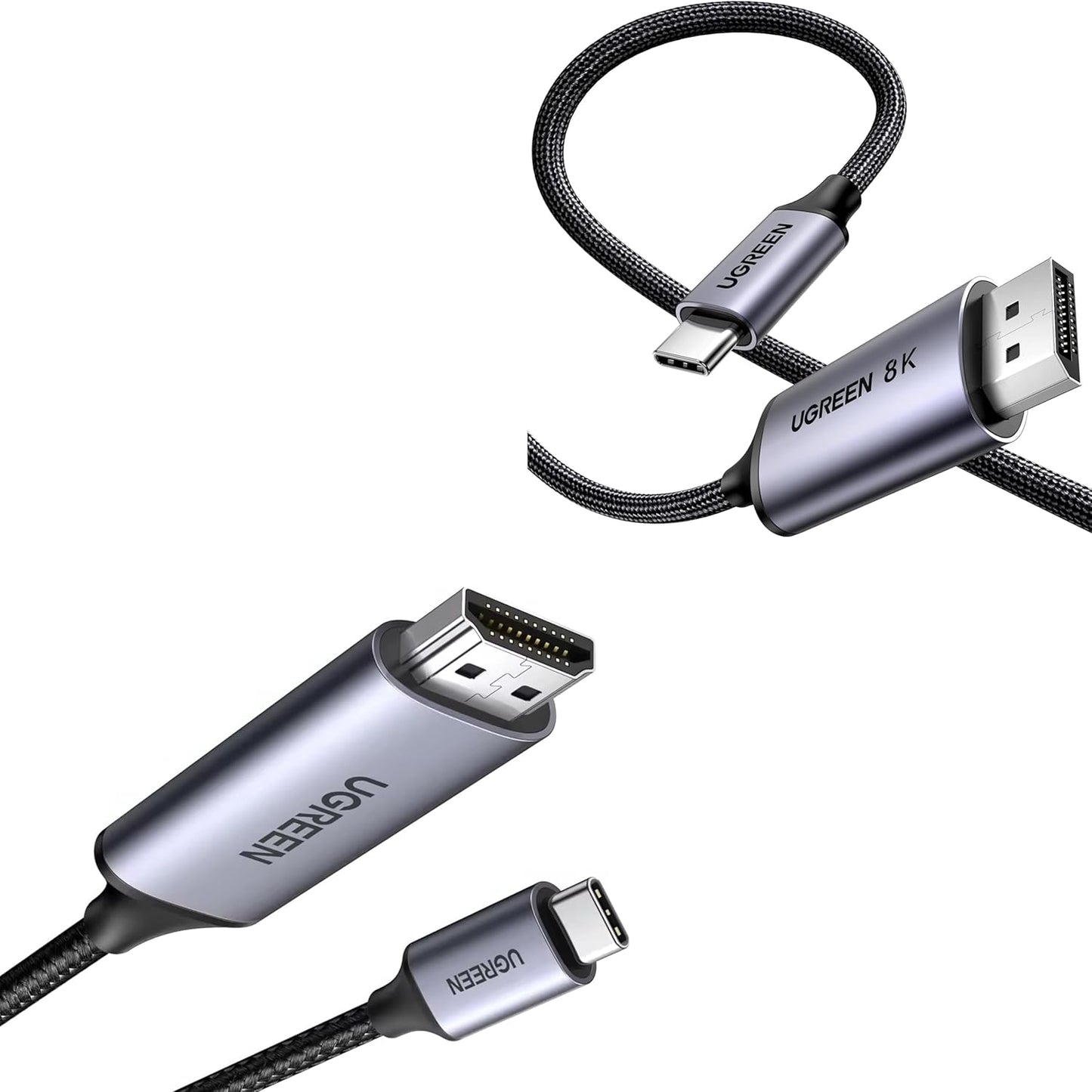 Cable USB-C a HDMI Macho a Macho con Carcasa de Aluminio 1.5m UGREEN