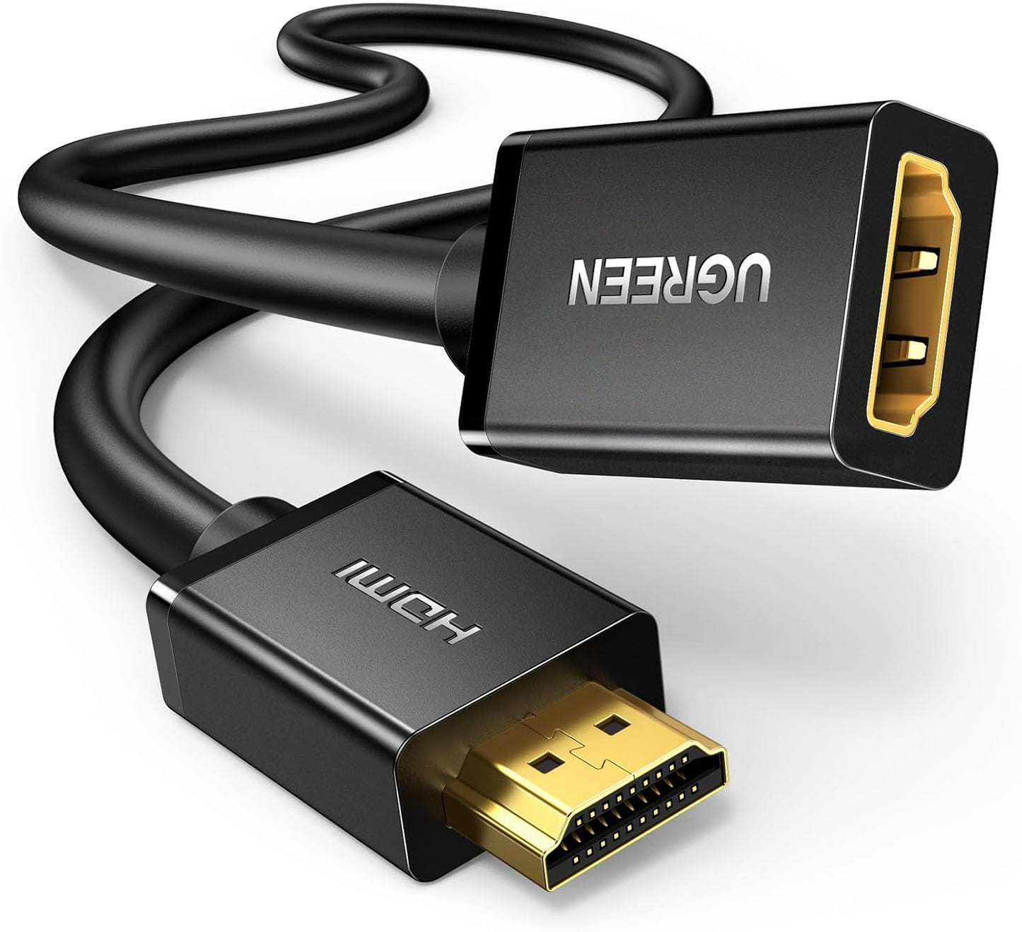 Cable HDMI macho a hembra 1 metro (negro) UGREEN