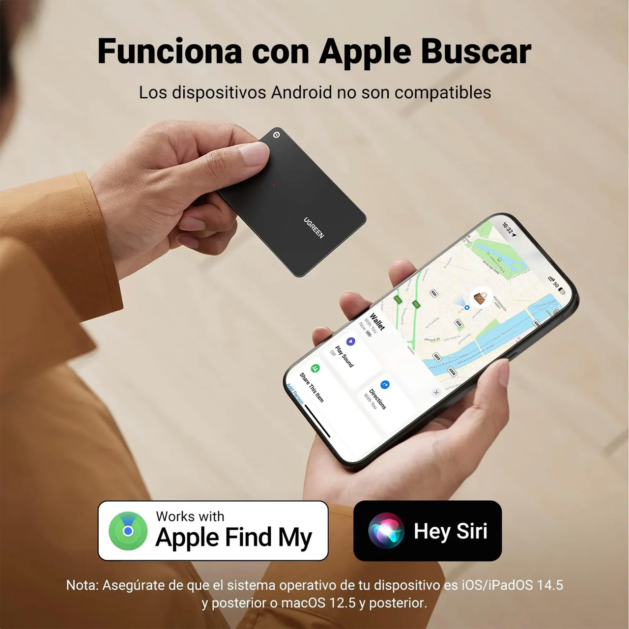 Rastreador Inteligente Slim Pro iOS/Google UGREEN