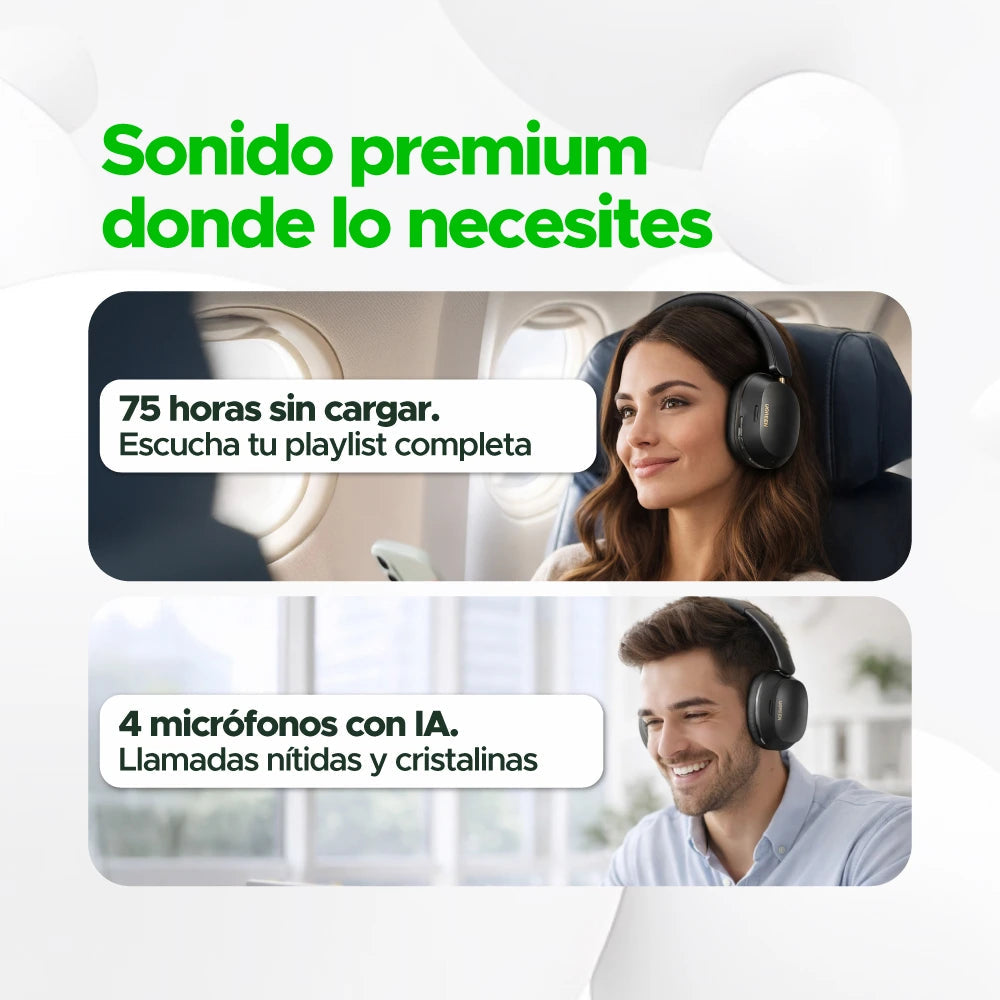 Audífonos HiTune Max5c (ANC + Hi-Res) UGREEN
