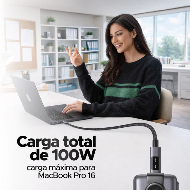 Cable USB-C 100W con Pantalla Digital LED (1 metro) UGREEN