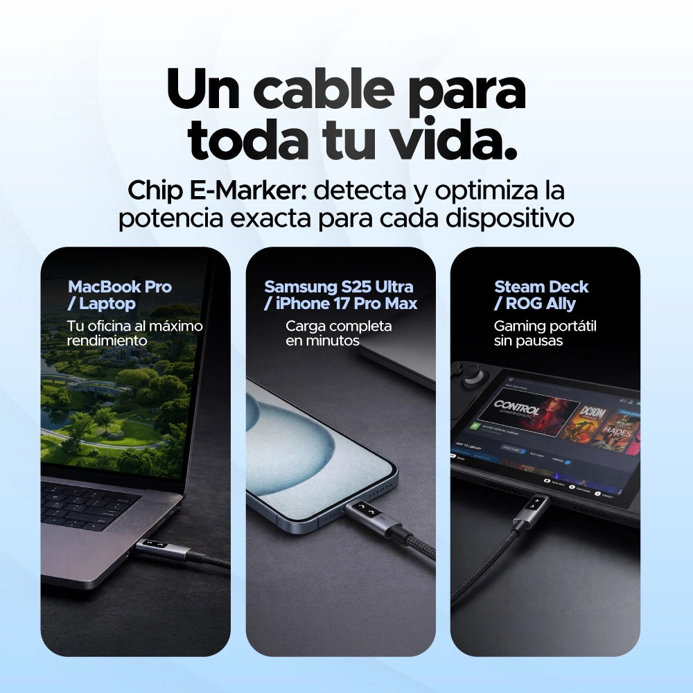 Cable USB-C 100W con Pantalla Digital LED (1 metro) UGREEN