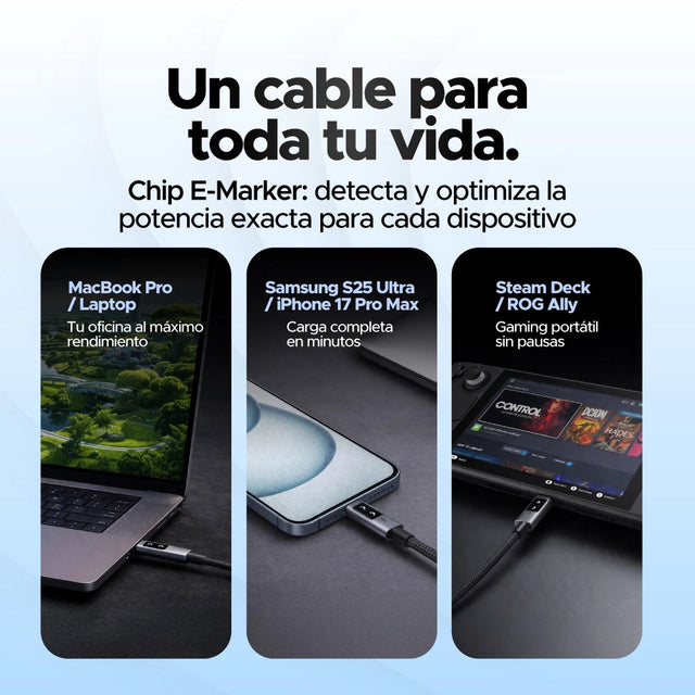 Cable USB-C 100W con Pantalla Digital LED (1 metro) UGREEN