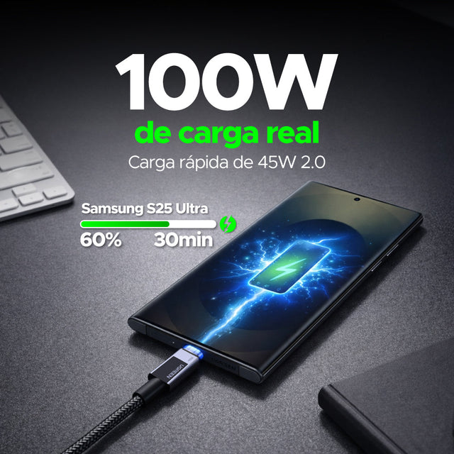 Cable USB-C Trenzado UGREEN