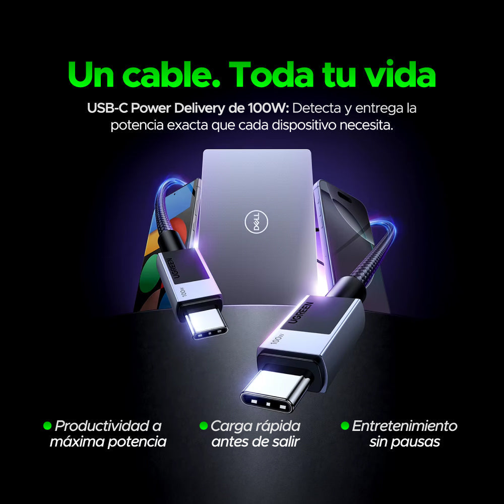 Cable USB-C Trenzado UGREEN