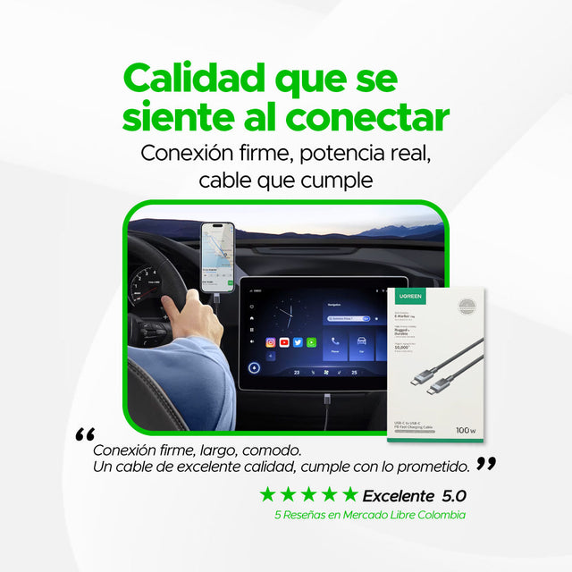 Cable USB-C Trenzado UGREEN