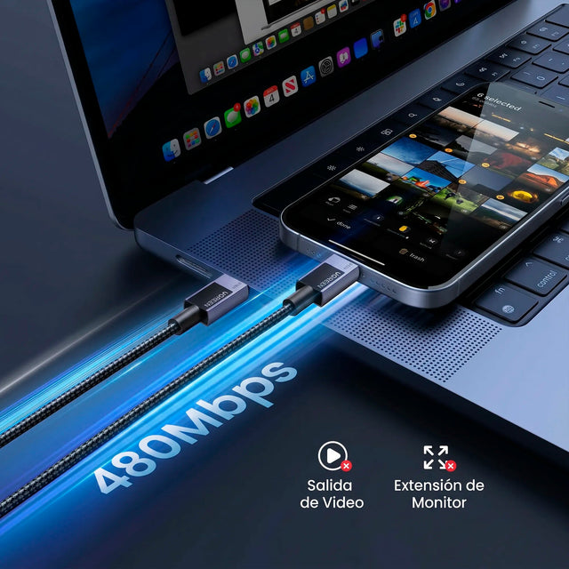 Cable USB-C a USB-C 240W (PD 3.1) UGREEN
