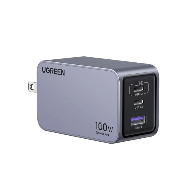 Cargador de 100W 3 Puertos Cable Incluido UGREEN
