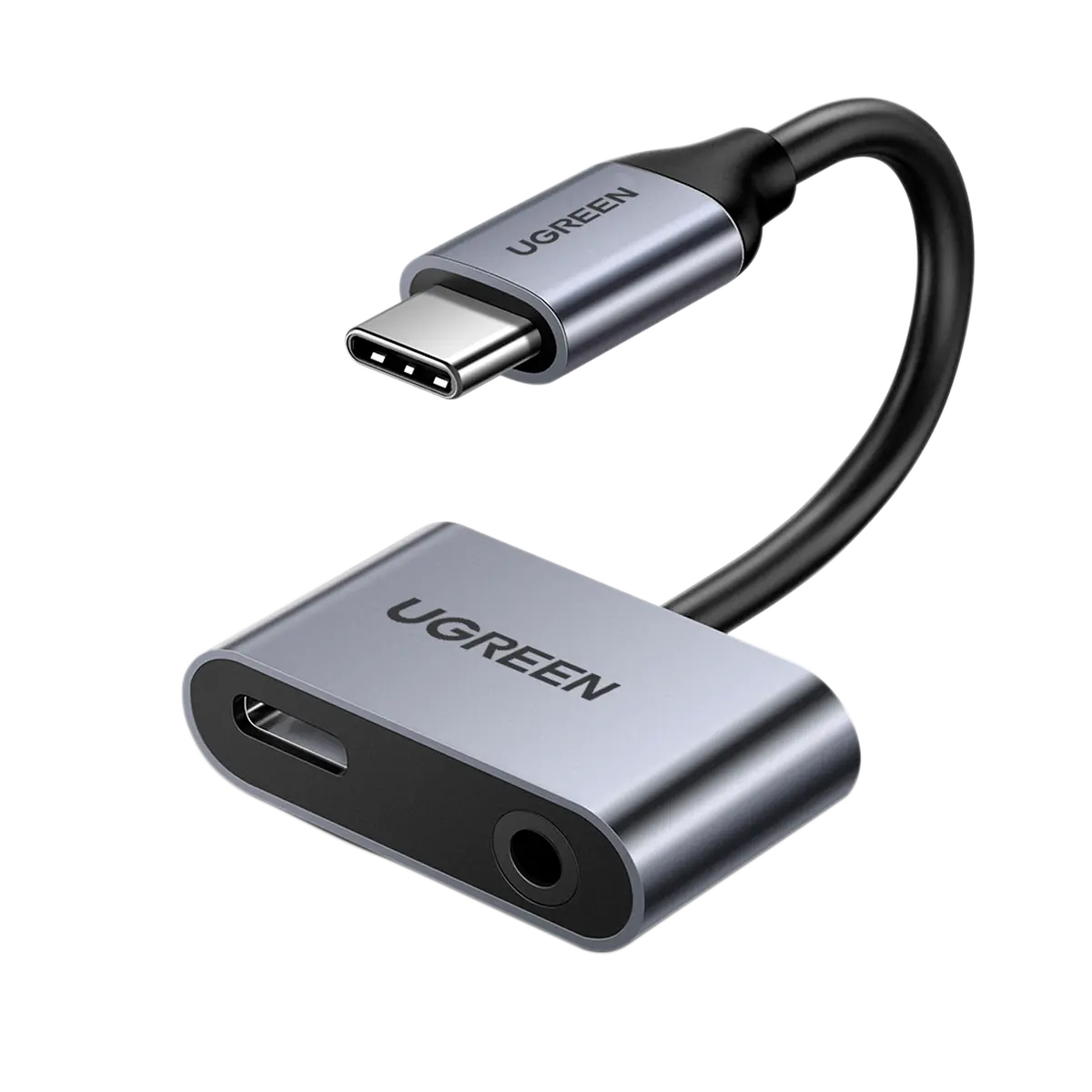 Convertidor USB-C a (3.5mm + carga) 🎧 UGREEN