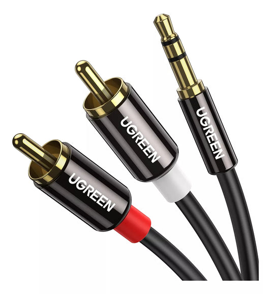 Cable de audio 3.5mm macho a 2RCA macho UGREEN