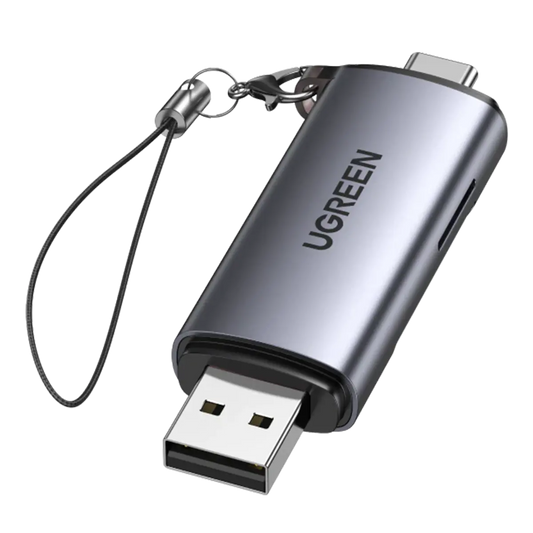 Lector de tarjetas micro SD y SD con salida USB y USB-C 📸 UGREEN