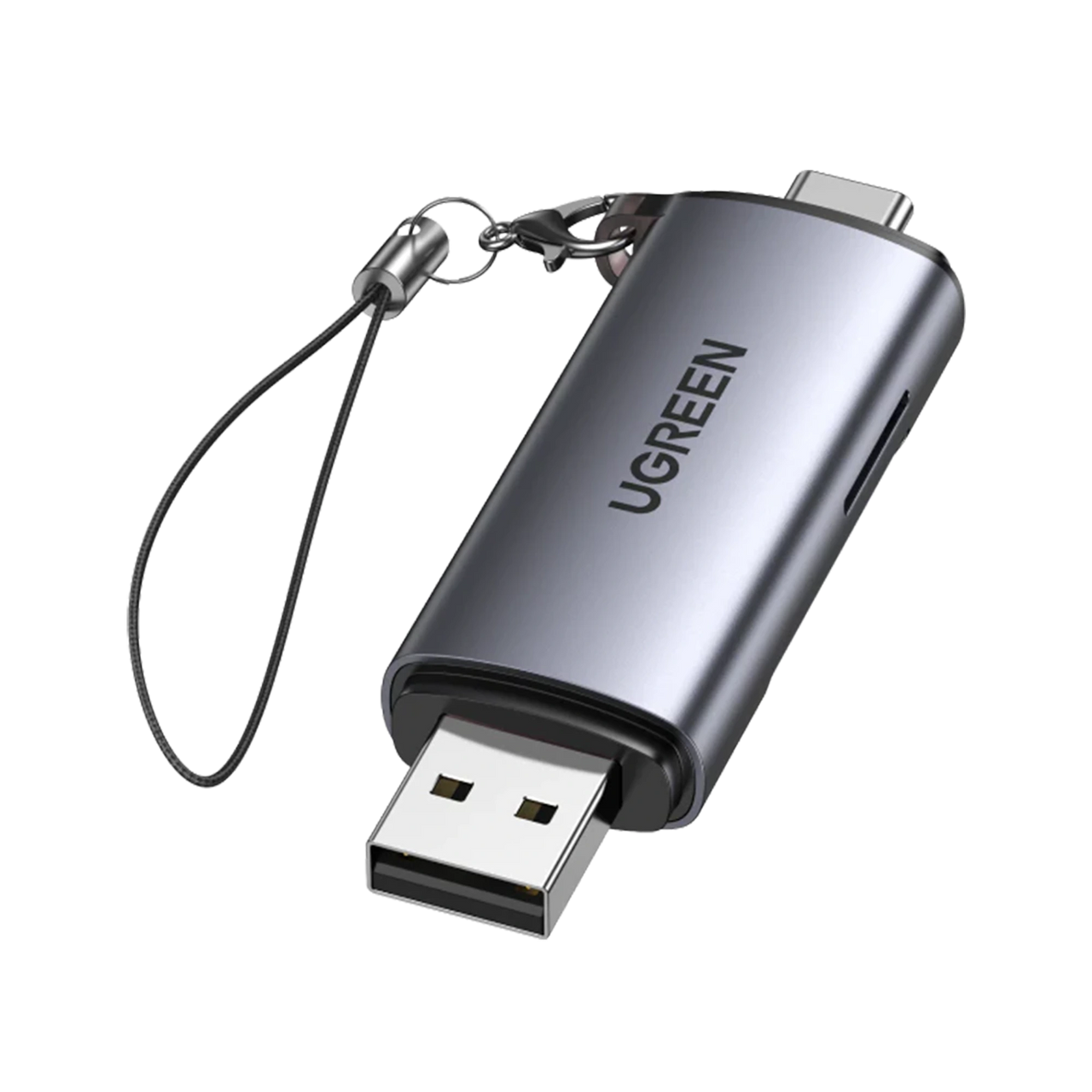 Lector de Tarjetas SD/MicroSD Dual (USB-A + USB-C) UGREEN