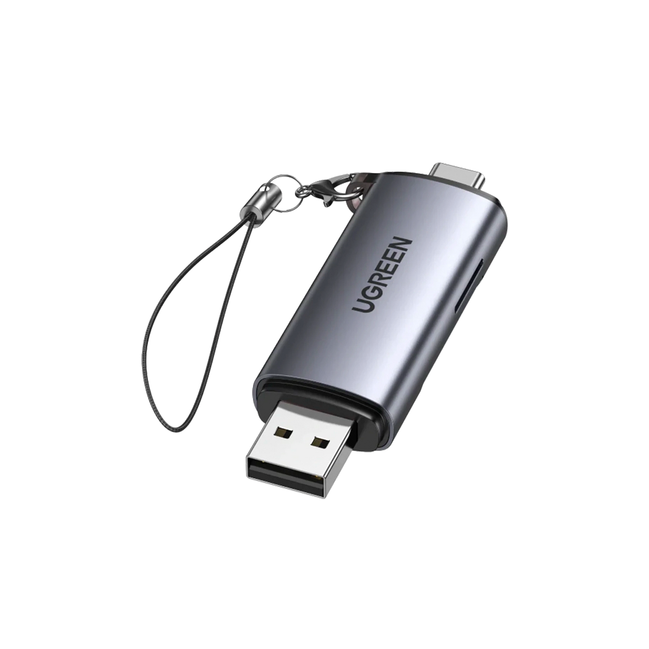 Lector de Tarjetas SD/MicroSD Dual (USB-A + USB-C) UGREEN