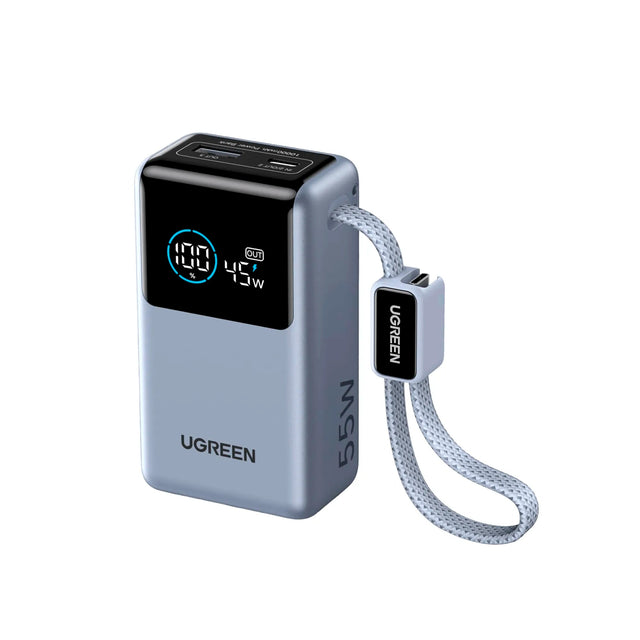 Power Bank Pro 55W (10.000mAh) con Cable Integrado UGREEN