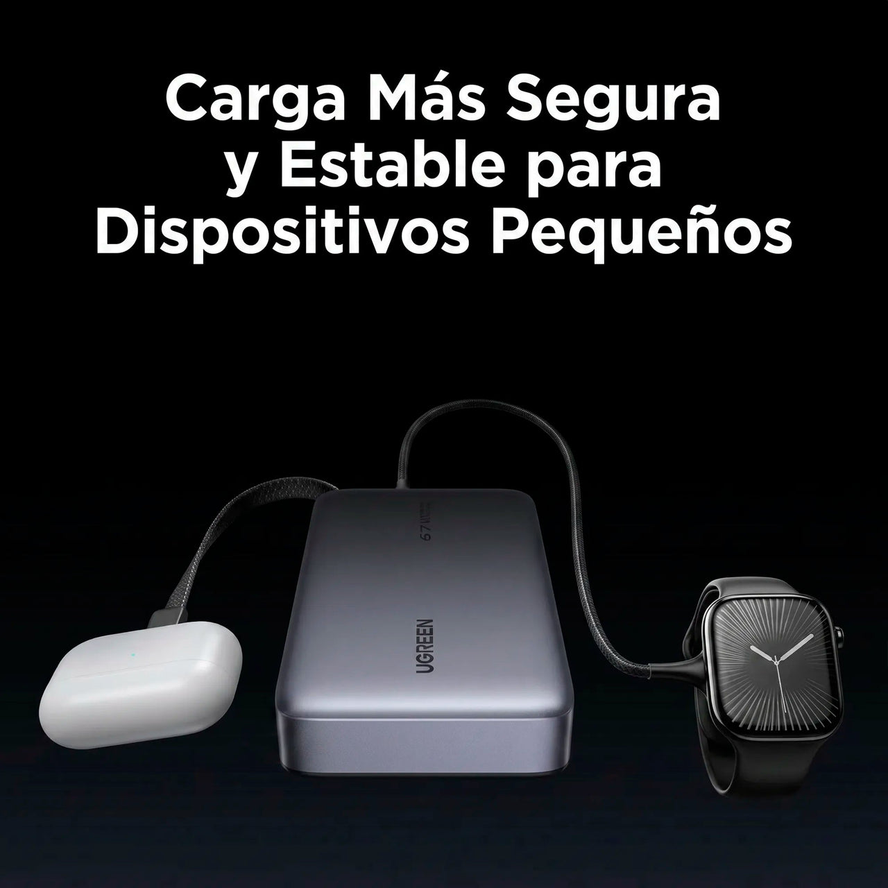Power Bank Pro 67W (20.000mAh) Cable Integrado UGREEN