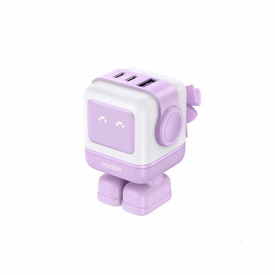 Cargador GaN Robot 65W - 3 Puertos