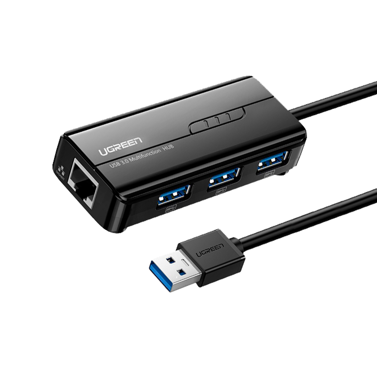 Hub de 3 puertos USB 3.0 + puerto Ethernet 🔌 UGREEN